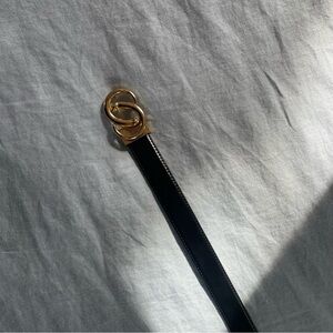 Cartier Black and Gold Men's Belt